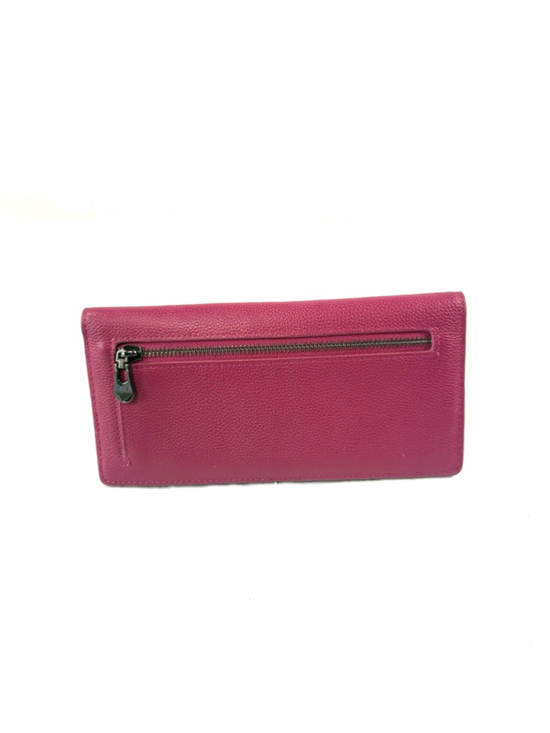 Bveyzi Handbags - Bveyzi Leather Wallet Fuchsia RFID BLOCKING NEW